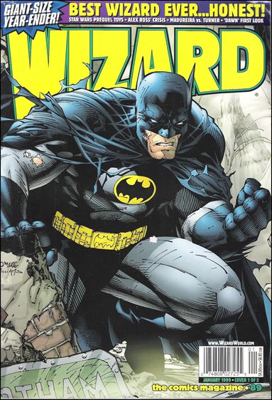 Wizard: The Comics Magazine issue 89-B Unbagged Jim Lee Batman Cover