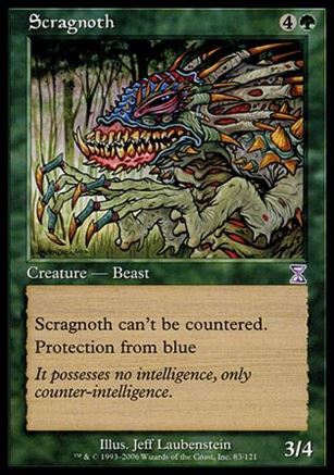 Magic the Gathering: Time Spiral (Timeshifted Subset) card 83 Scragnoth