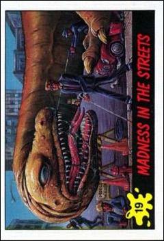 Dinosaurs Attack! (Base Set) card 19 Madness in the Streets