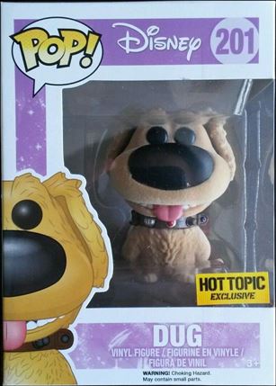 POP! Disney figure 201-B Dug (Flocked) Hot Topic