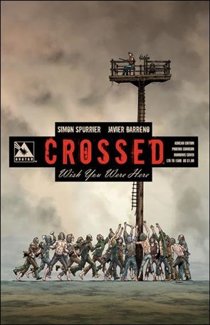 Crossed: Wish You Were Here issue Ashcan Jacen Burrows Phoenix Comicon Cover 1/1500