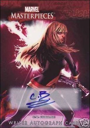 2008 Marvel Masterpieces: Series 3 (Writer Autograph Subset) card CBC C.B. Cebluski