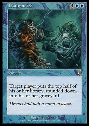 Magic the Gathering: Odyssey (Base Set) card 110 Traumatize