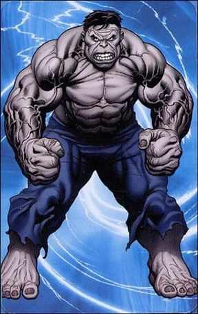 Marvel Universe: Series 1 (Promo) card 014 Grey Hulk