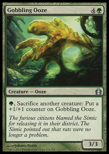 Magic the Gathering: Return to Ravnica (Base Set) card 126 Gobbling Ooze