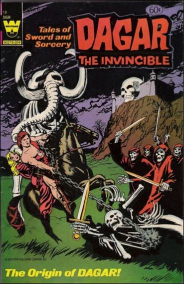 Dagar the Invincible issue 19 Yellow Logo