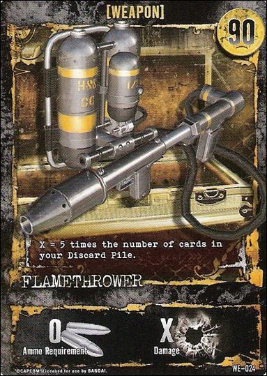 Resident Evil: Alliance (Base Set) card WE-024 Flamethrower