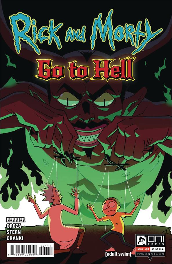 Rick and Morty Go to Hell issue 4 Constanza Oroza Cover