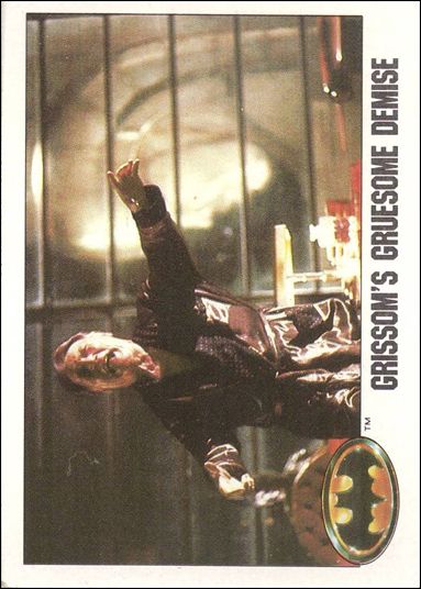 Batman: Series 1 (Base Set) card 43 Grissom's Gruesome Demise