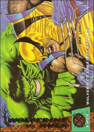 1994 Fleer Ultra X-Men (Base Set) card 140 Wolverine vs Hulk