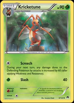Pokemon XY: BREAKpoint (Base Set) card 6 Kricketune