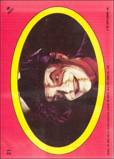 Batman: Series 1 (Sticker Subset) card 21