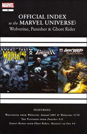 Wolverine, Punisher & Ghost Rider: Official Index to the Marvel Universe  issue 6