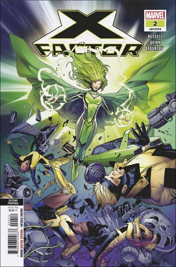 X-Factor (2024) issue 2-F Greg Land Cover (Second Printing)