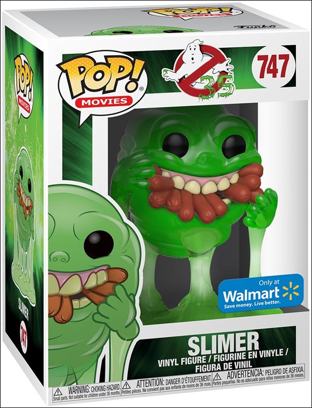 POP! Movies figure 747-B Slimer (Translucent) Walmart Exclusive