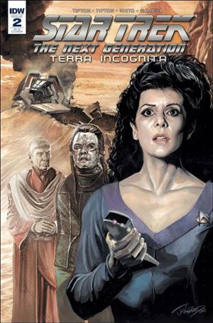 Star Trek: The Next Generation: Terra Incognita issue 2-D J.K. Woodward 1:25 Cover