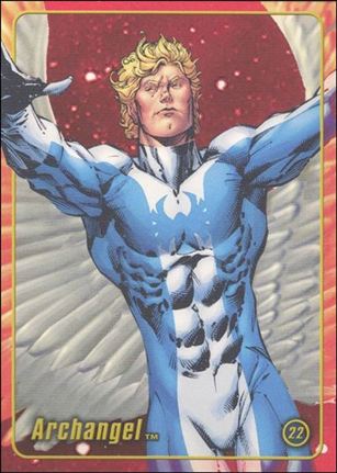 Marvel Heroes Figure Factory: Series 2 (Base Set) card 22 Archangel