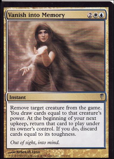 Magic the Gathering: Coldsnap (Base Set) card 133 Vanish into Memory