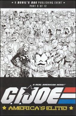G.I. Joe: America's Elite issue 33-B Wraparound Sketch Cover