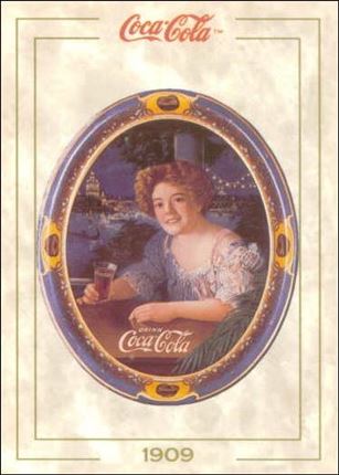 Coca-Cola Collection Series 1 (Base Set) card 13 Serving Tray (1909)