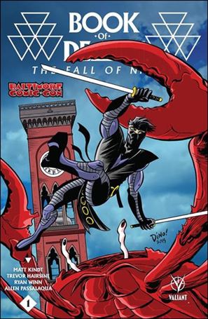 Book of Death: Fall of Ninjak issue 1-F Dean Haspiel Baltimore Comic-Con Cover
