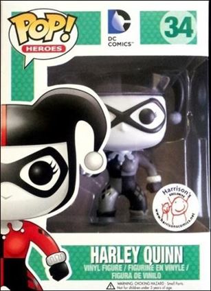POP! Heroes figure 34-B Harley Quinn (Black and White)