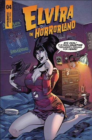 Elvira in Horrorland issue 4 Dave Acosta Cover
