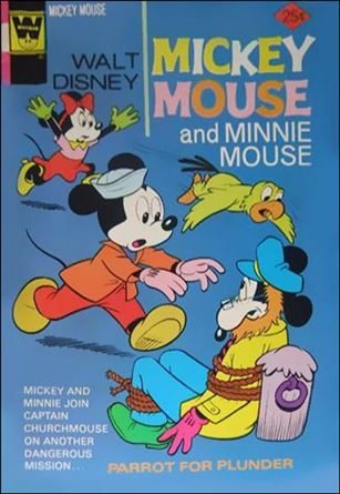 Walt Disney's Mickey Mouse issue 152-B Whitman Cover