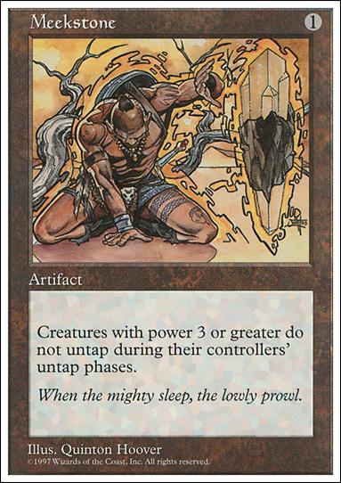 Magic the Gathering: 5th Edition (Base Set) card 390 Meekstone