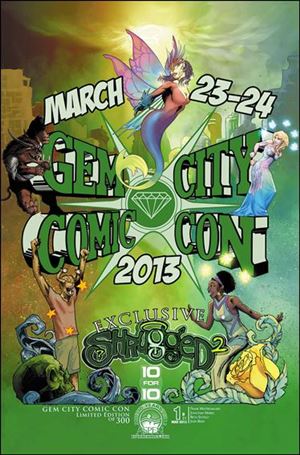 Shrugged (2013) issue 1-D21 Jonathan Marks Gem City Comic Con Cover 1/300
