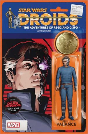 Star Wars: Dark Droids issue 3-B John Tyler Christopher Action Figure Cover