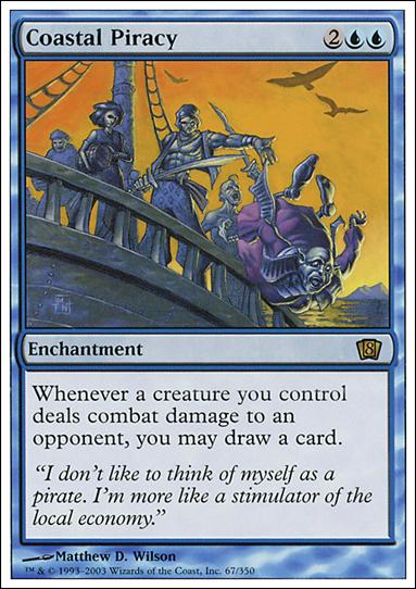 Magic the Gathering: 8th Edition (Base Set) card 67 Coastal Piracy