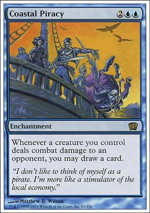 Magic the Gathering: 8th Edition (Base Set) card 67 Coastal Piracy