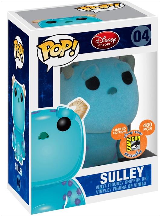 POP! Disney figure 4-B Sulley (Flocked) SDCC 2011 1/480