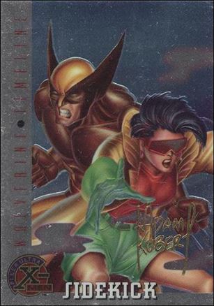 1996 Fleer Ultra X-Men All Chromium (Gold Signature Parallel Base Set) card 85 Sidekick
