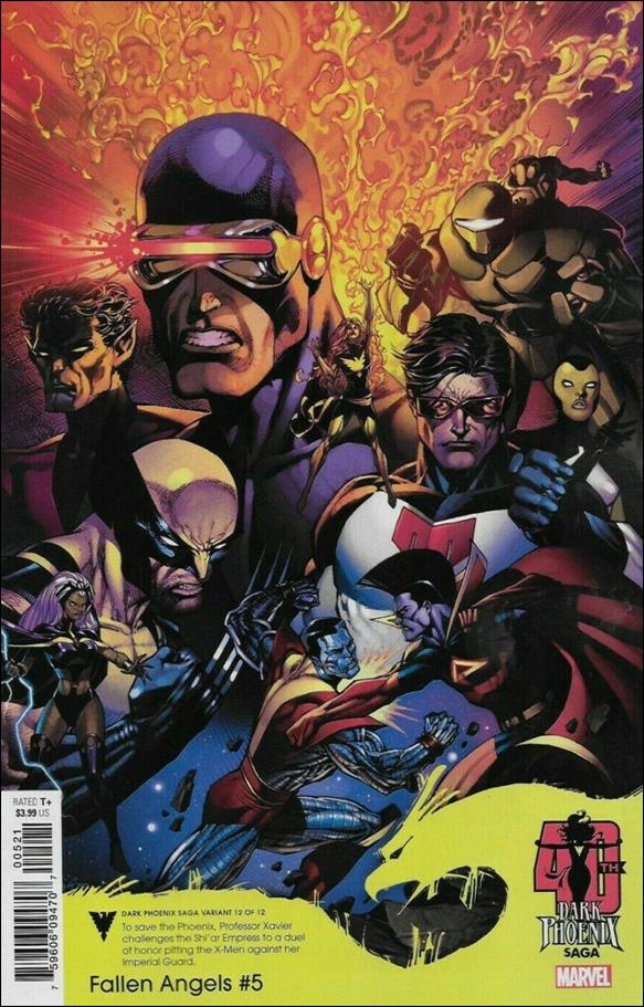 Fallen Angels (2020) issue 5-B Scott Williams Dark Phoenix 40th Anniversary Cover