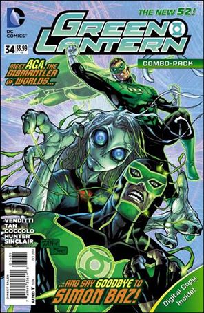 Green Lantern (2011) issue 34-C Unbagged Billy Tan Cover Combo Pack
