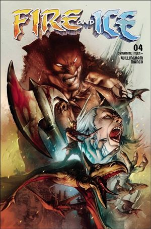 Fire and Ice issue 4.00-B Leonardo Manco Cover
