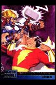 DC Versus Marvel / Marvel Versus DC (Base Set) card 19 Captain Marvel/Thor
