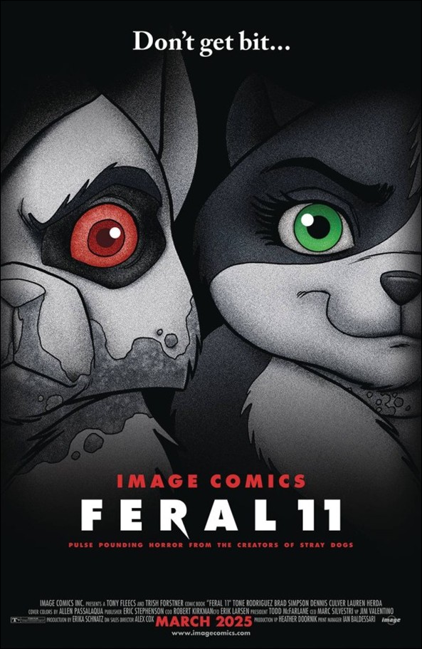 Feral (2024) issue 11-B Tony Fleecs Homage Cover