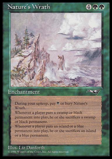 Magic the Gathering: Alliances (Base Set) card 98 Nature's Wrath