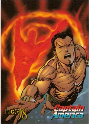 Marvel Creators Collection '98 (Base Set) card 37 Captain America: Namor/Human Torch