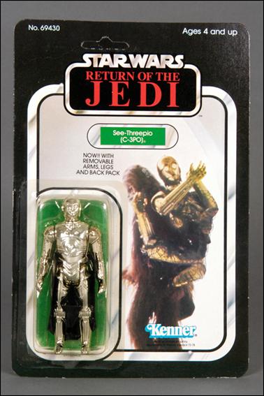 Star Wars 3 3/4" Basic Action Figures (Vintage) figure 48-B See-Threepio (C-3PO) (ROTJ)