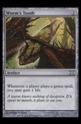 Magic the Gathering: 10th Edition (Base Set) card 346 Wurm's Tooth