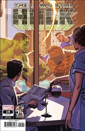 Immortal Hulk issue 19-B Greg Smallwood Marvels 25th Tribute Cover