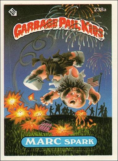 Garbage Pail Kids: Series 06 (Base Set) card 238a Marc Spark