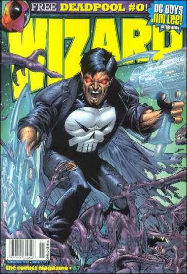 Wizard: The Comics Magazine issue 87-F Unbagged Joe Quesada Punisher Cover