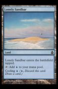 Magic the Gathering: Commander (Base Set) card 281 Lonely Sandbar