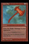 Magic the Gathering: Portal (Base Set) card 137 Lava Axe