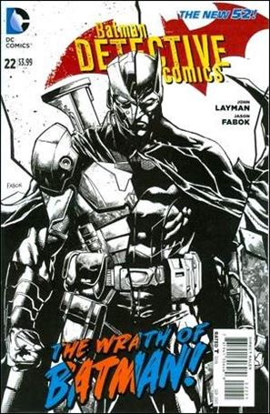 Detective Comics (2011) issue 22-D 1:25 Black and White Cover